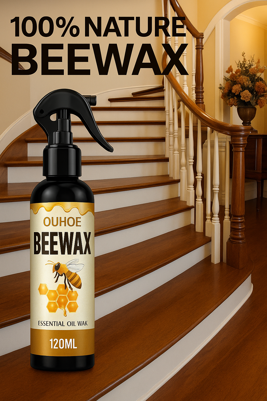 Furniture Polish Beeswax Spray and Cleaner For Wood (Buy 1 Get 1 Free)