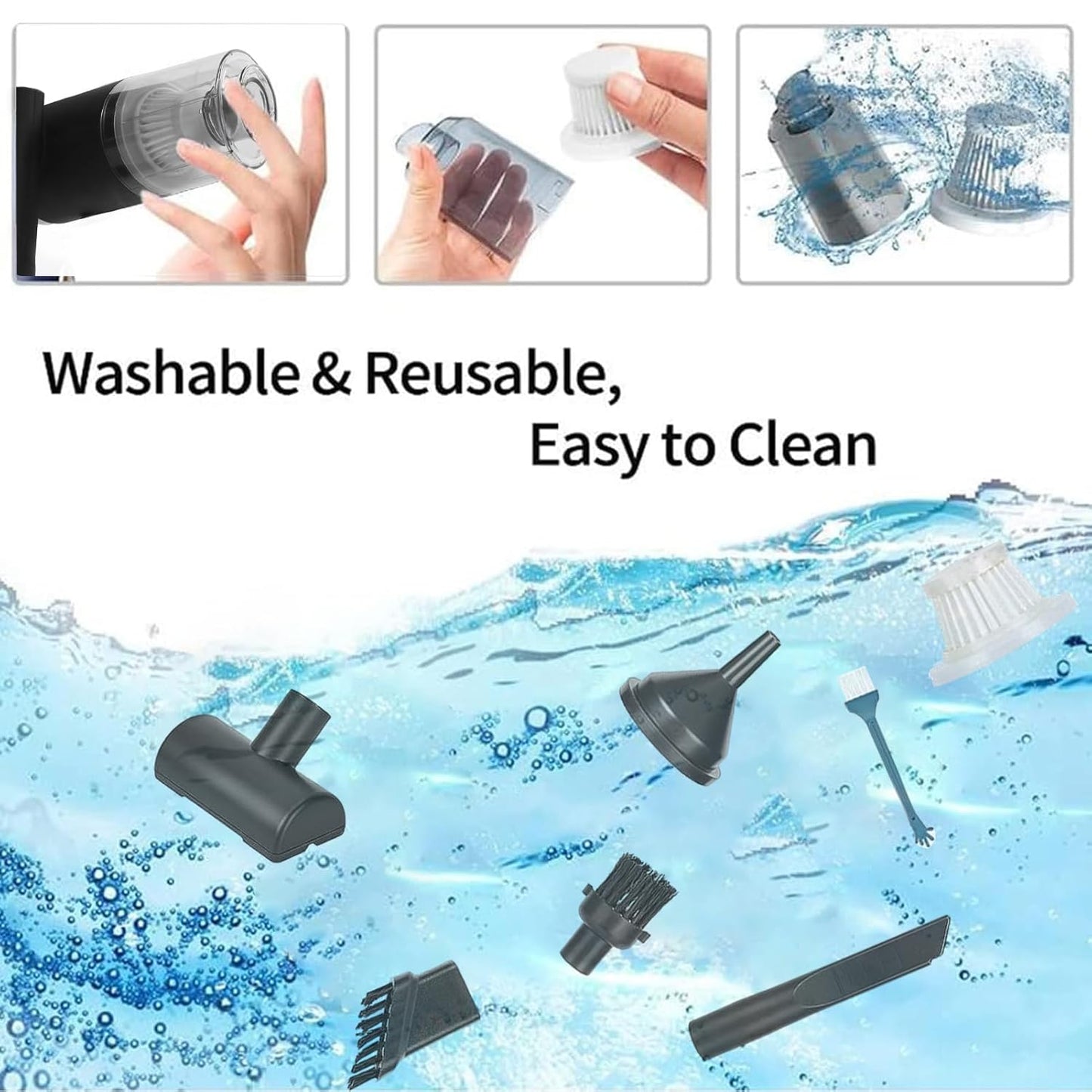 Vacuum Suction Cleaner Portable Air Duster Wireless